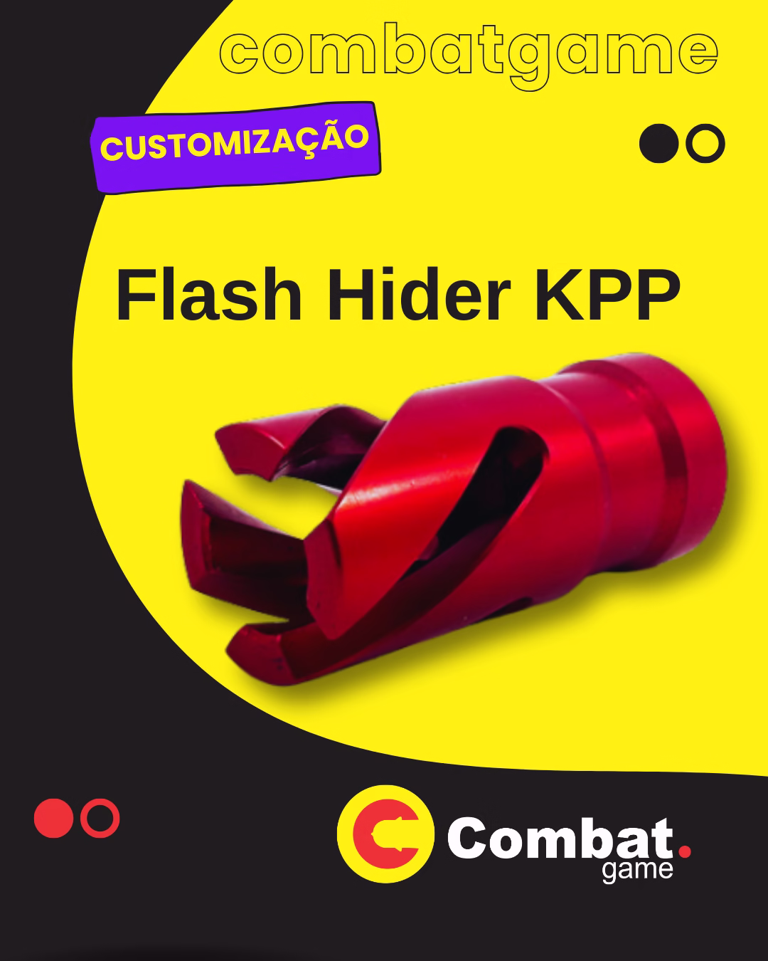 FLASH HIDER TIPO 1 KPP AIRSOFT